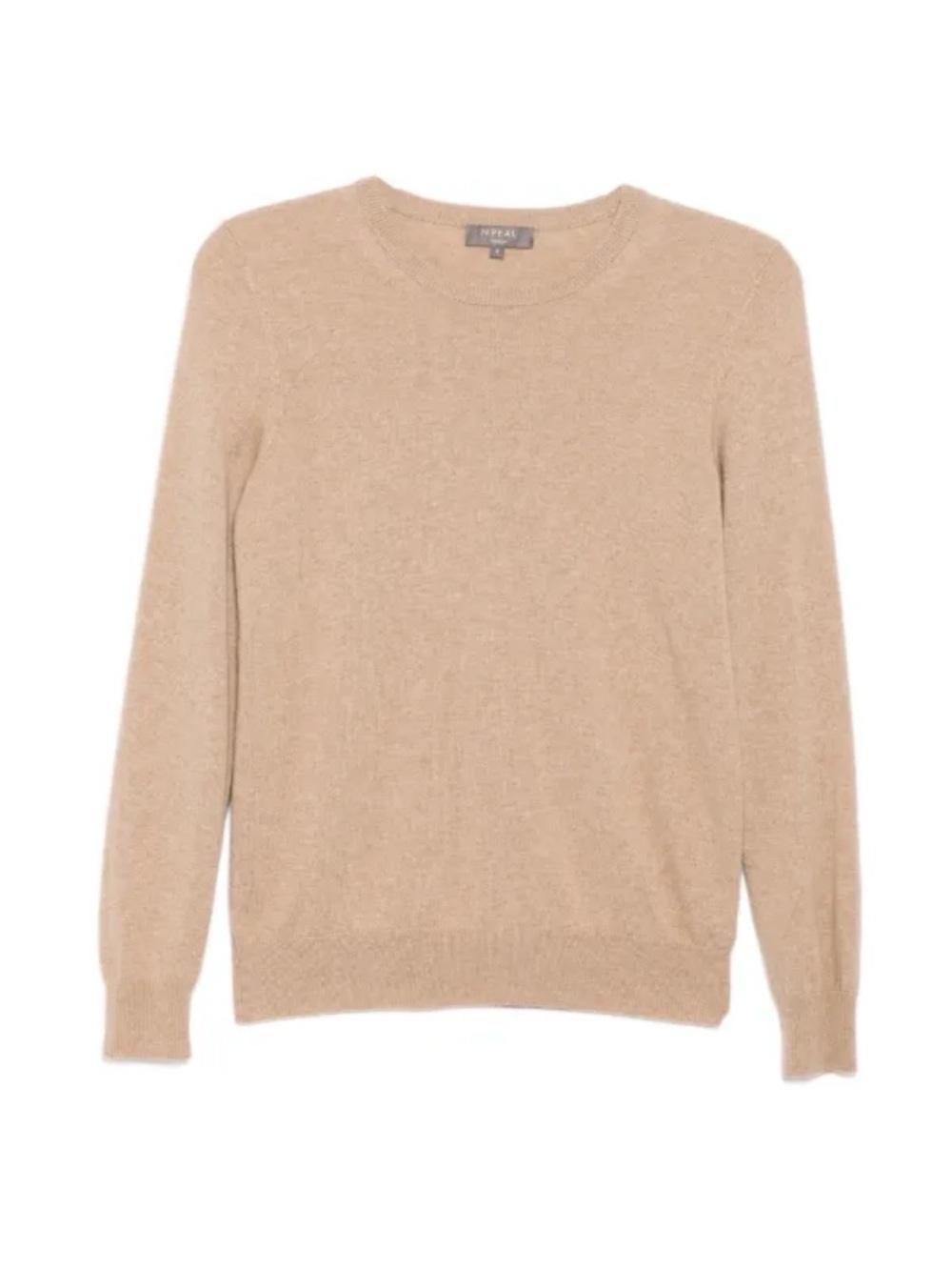 Men's Baby Cashmere Sweater in Beige N.Peal